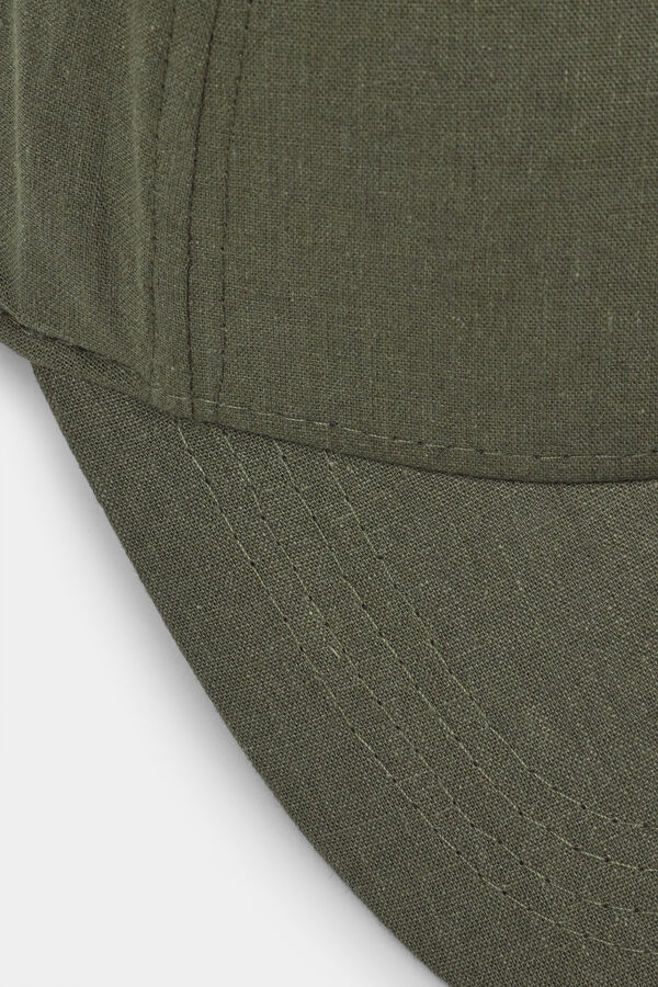 Cotton and Linen Canvas Cap