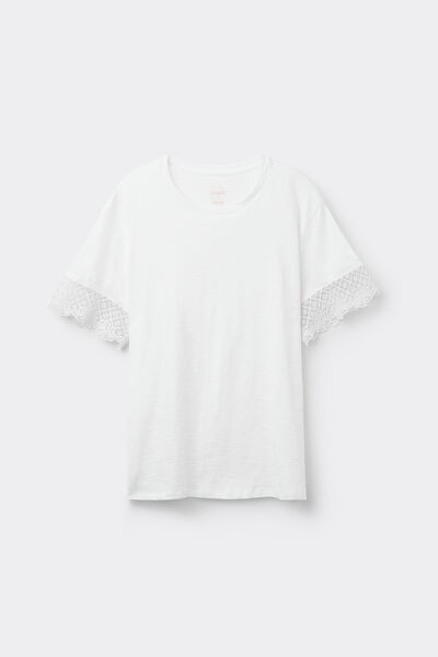 Sophisticated Allure Short-Sleeved Cotton Top