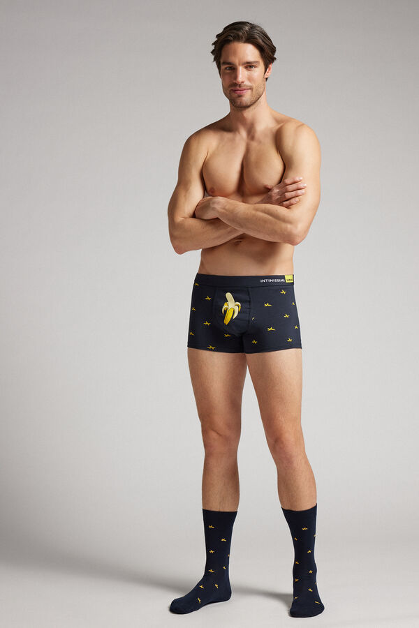 Boxer bananes en coton Supima® élasticisé