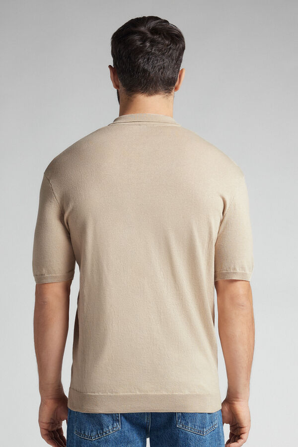 Polo manches courtes en maille de coton