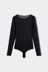 Body Manica Lunga in Tulle