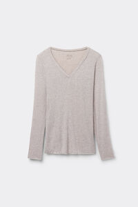 Ultralight Modal with Cashmere V-Neck Top