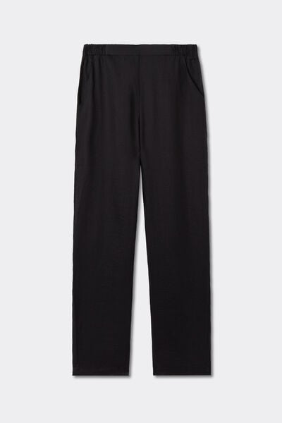 Plain-Weave Linen Trousers