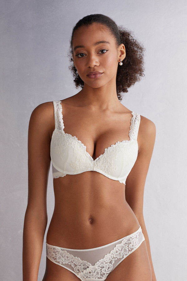 Soutien-gorge push-up sans armatures GIOIA PRETTY FLOWERS