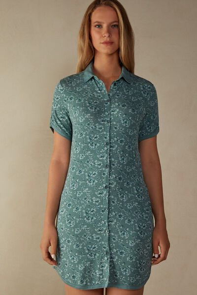 Prairie Bouquet Button Up Night Shirt