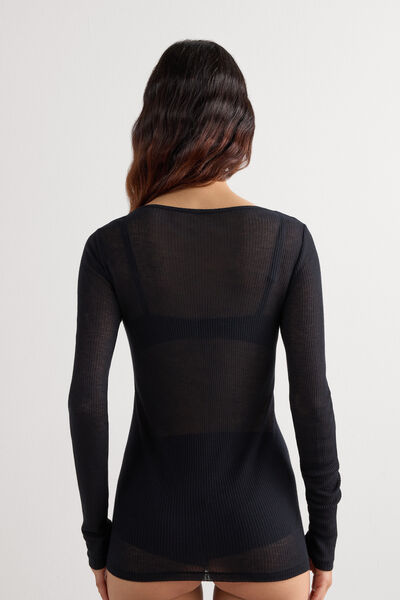 Ultranatural with Cashmere Long-Sleeved Cashmere Top