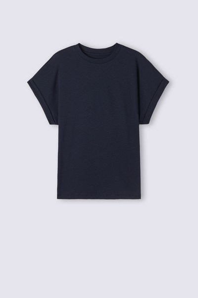Maglia Manica Corta con Risvolto in Cotone Ultrafresh