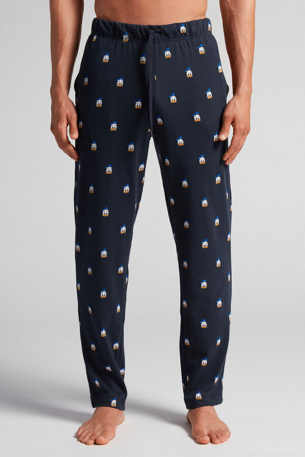 ©Disney Donald Duck Cotton Full-Length Trousers