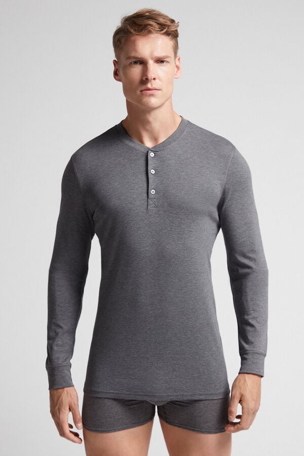 Long-Sleeved Cotton Top