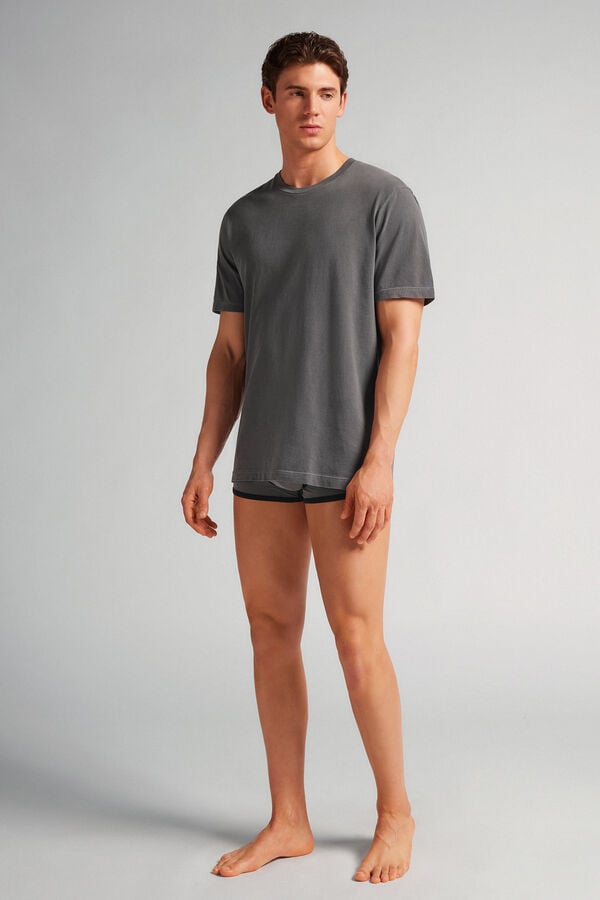 T-shirt en Coton Washed Collection