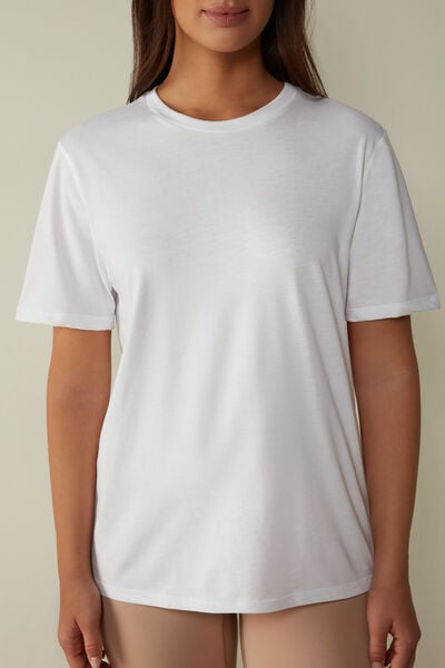 Κοντομάνικη Μπλούζα από Βαμβακερό Ύφασμα Superior