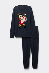 Full-Length Cotton Pyjamas with Nutcracker Design