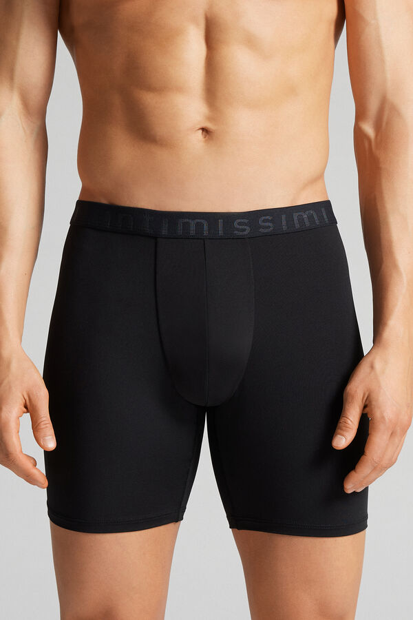 Lange Boxershorts aus Mikrofaser