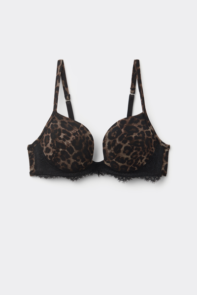 Luxurious Leopard Monica Push-up Bra