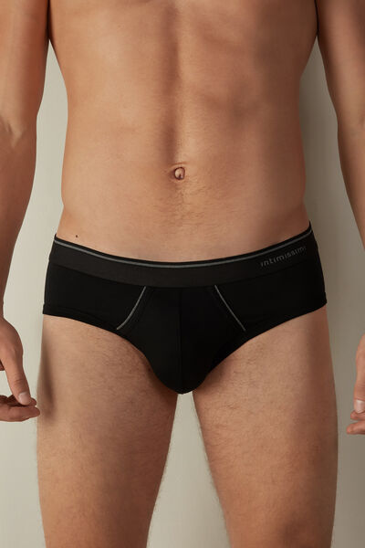 Supima Cotton Briefs with Visible Elastic