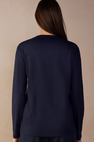 Oversized Long-Sleeved Superior Cotton Top