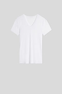 T-Shirt en Micro-Résille Sans Ourlet