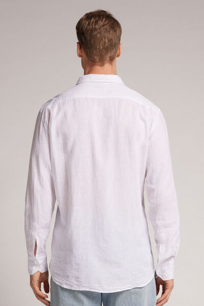 Camicia in Lino e Cotone