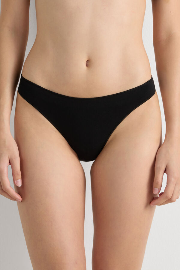 Culotte Taille Basse en Coton