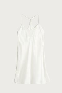 Lady Sheer Silk and Lace Slip