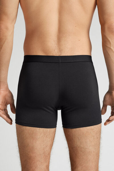 Boxer Cotone con Elastico a Vista