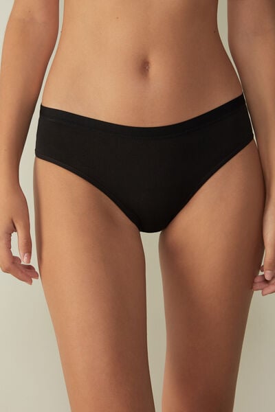 Semi-High Rise Cotton Briefs