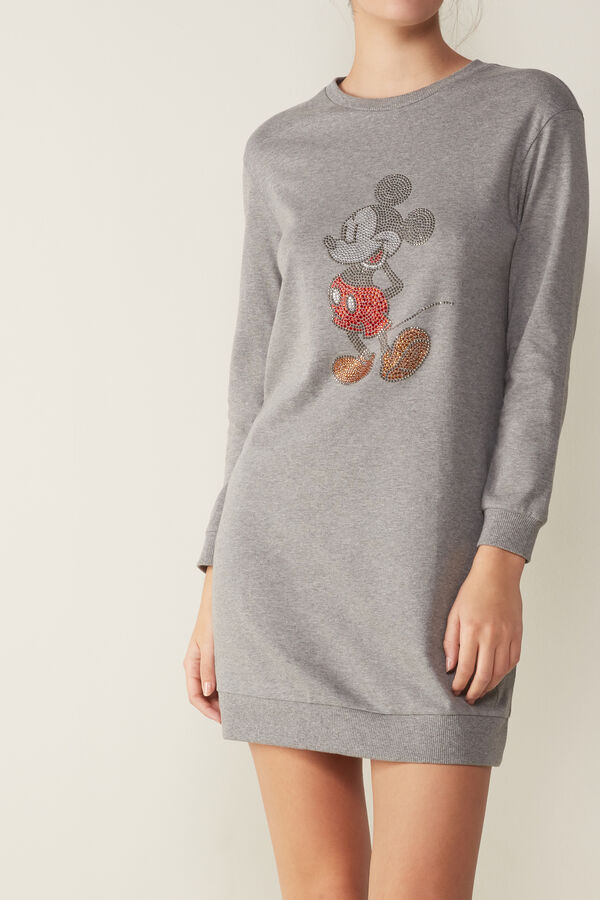 Night Shirt with Rhinestone Mickey Mouse