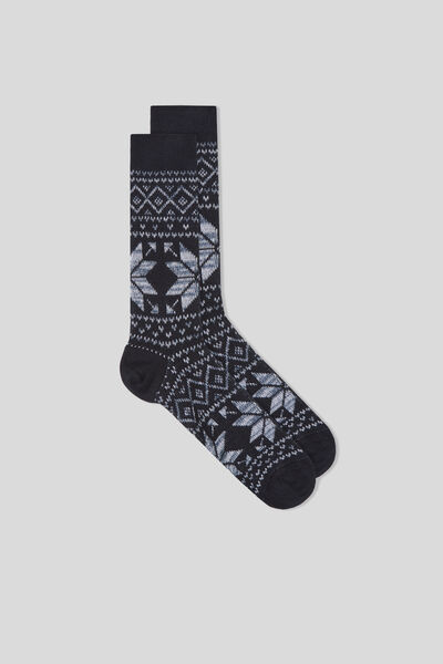 Krátké Vzorované Ponožky z Bavlny Soft Cotton