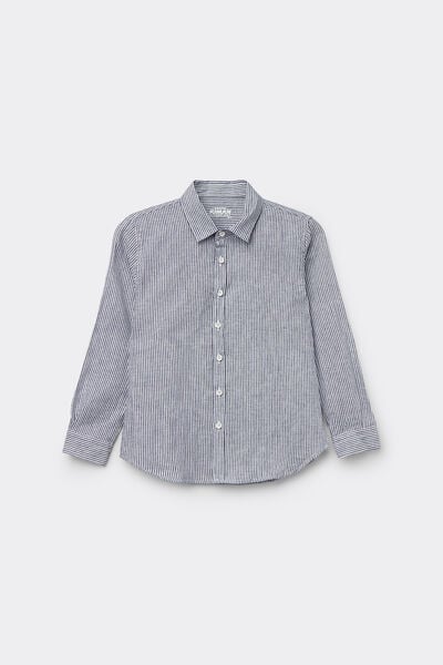 Camisa em Linho e Algodão - Criança