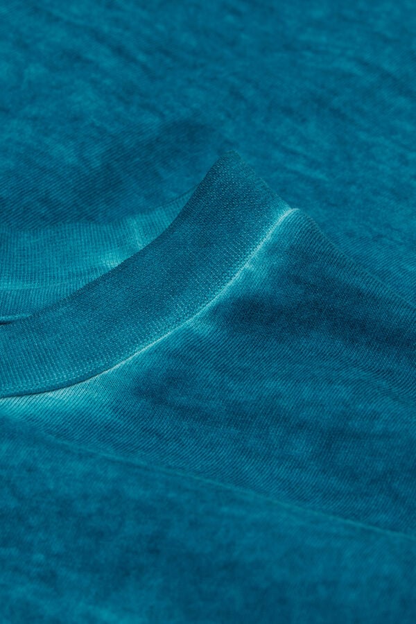 T-shirt Washed Collection en Coton