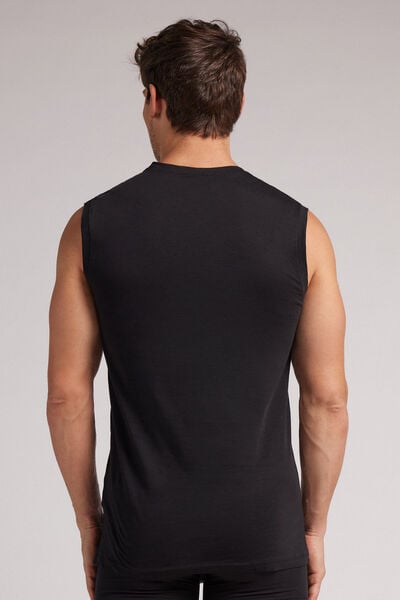 V-Neck Extrafine Superior Cotton Vest Top