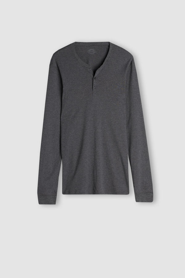 Long-Sleeved Cotton Top
