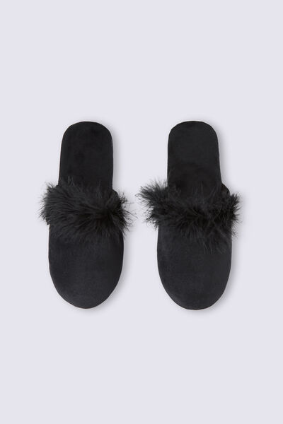 lv slippers fluffy