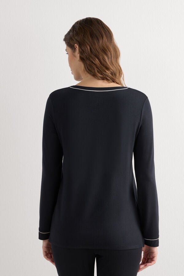 Langarmshirt aus Modal