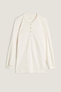 Winter Sea Warm Cotton Henley Top