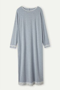 Long Nightdress with Lace Details