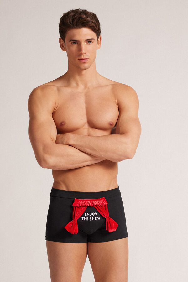 Boxer Superior Katoen Print Enjoy The Show