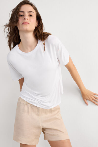 Short-Sleeved Fresh Bamboo Top