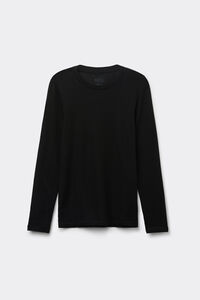 Maglia Manica Lunga Girocollo 100% Lana Merino