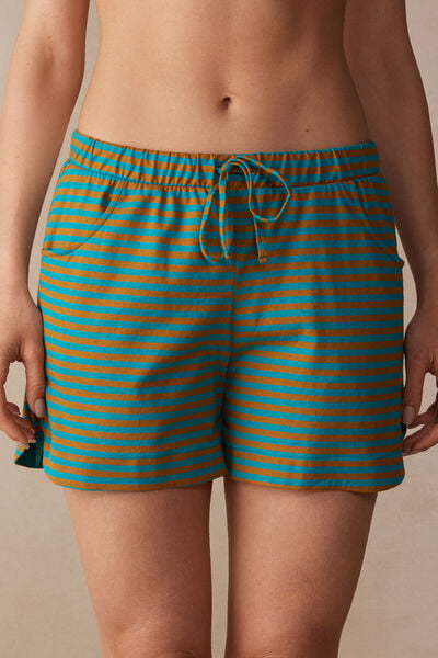 Pantaloni Scurți în Dungi Summer Vibes