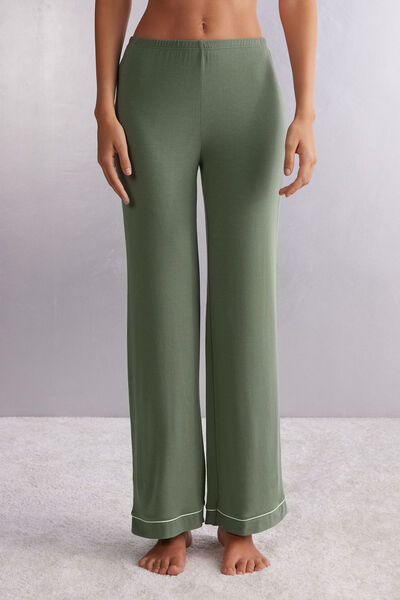 Full-length Modal Palazzo Trousers