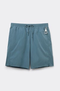 Einfarbige Badeshorts langes Modell