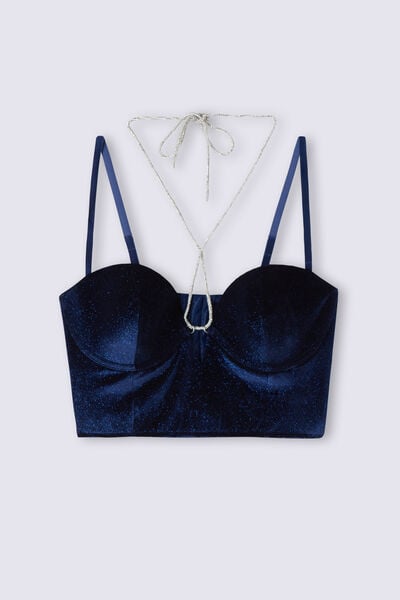 Shooting for the Stars Padded Bandeau Bustier Bra