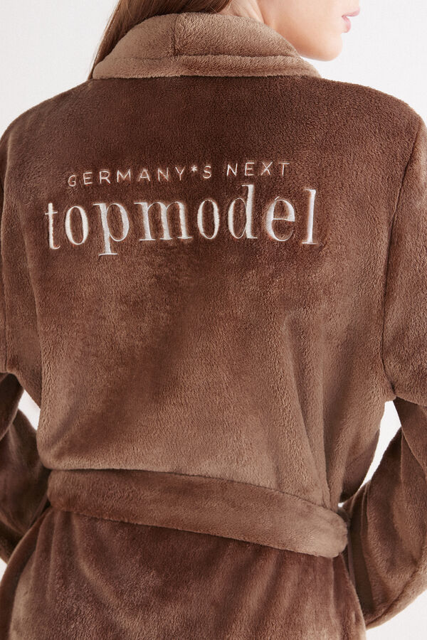 Langer Bademantel aus Fleece &bdquo;Germany's Next Topmodel"