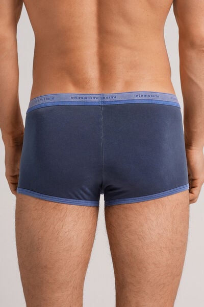 Stückgefärbte Boxershorts aus elastischer Supima® Baumwolle