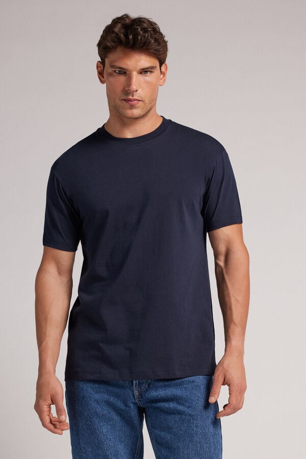 Βαμβακερό T-shirt Muscle Fit