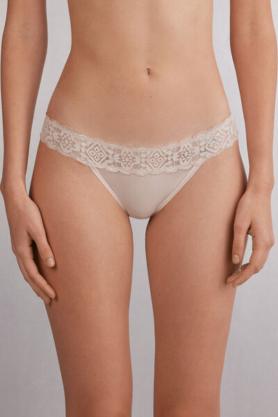 Brazilian-Slip Carioca aus Spitze und Mikrofaser