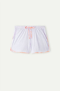 Pantalons Curts de Cotó Supima® Ultrafresh Iris and Apricot