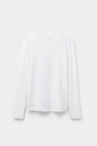 Maglia Manica Lunga Scollo a Girocollo in Micromodal