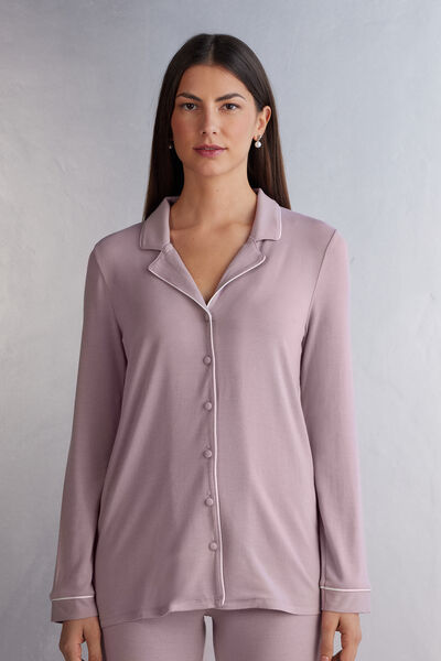 Long-Sleeve Micromodal Jacket